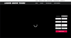 Desktop Screenshot of liquidsnowtours.com